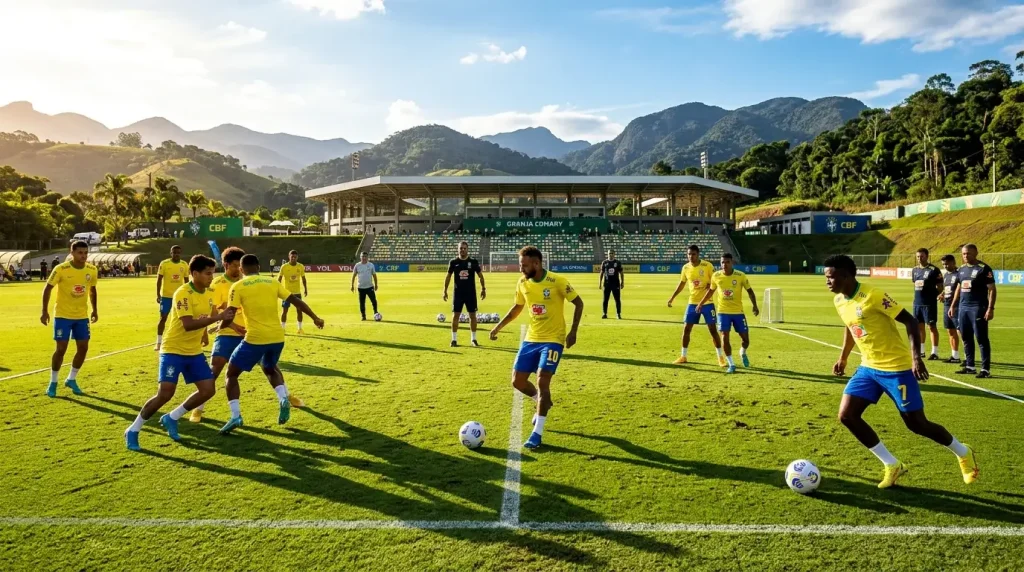 Brazil national football team preparing for the 2026 FIFA World Cup campaign