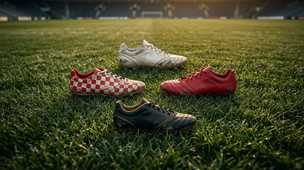 World Cup 2026 Group L flags of England, Croatia, Panama and Ghana arranged on a pitch